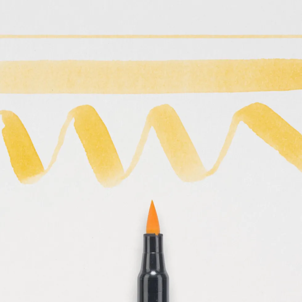 Pisak pędzelkowy Koi Coloring Brush Pen - Sakura - Naples Yellow