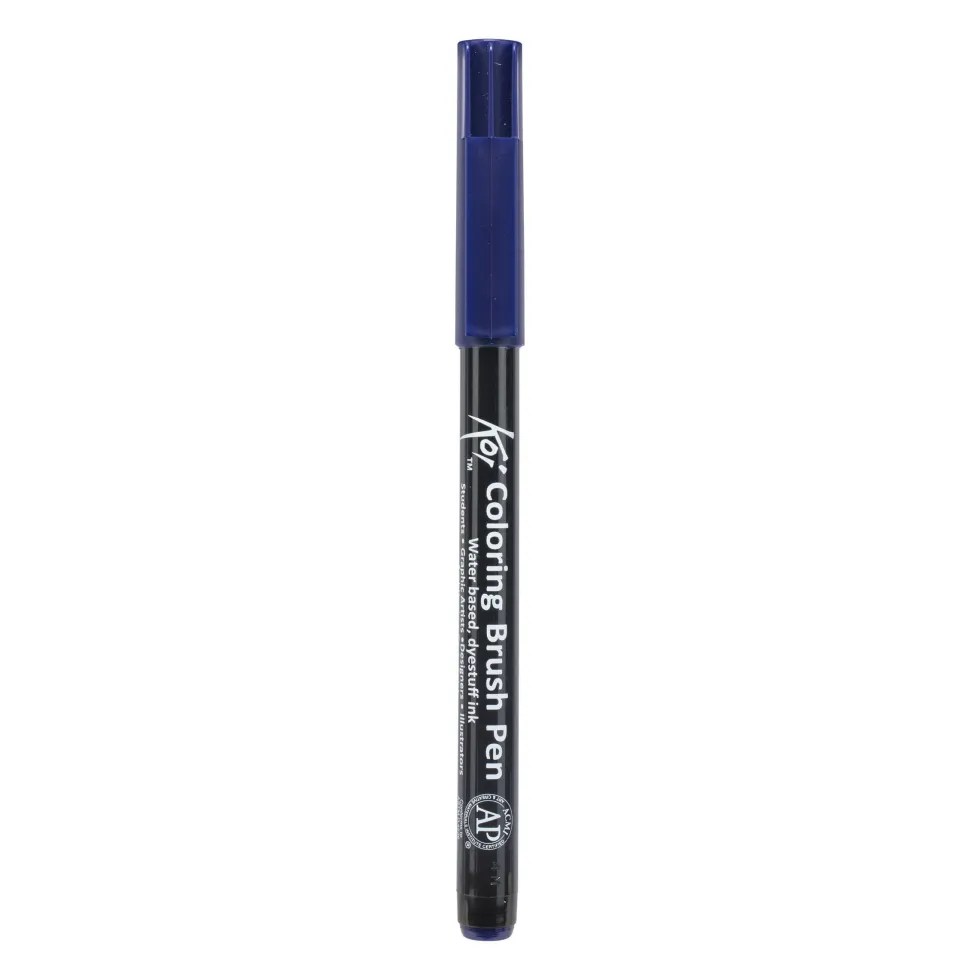 Pisak pędzelkowy Koi Coloring Brush Pen - Sakura - Prussian Blue