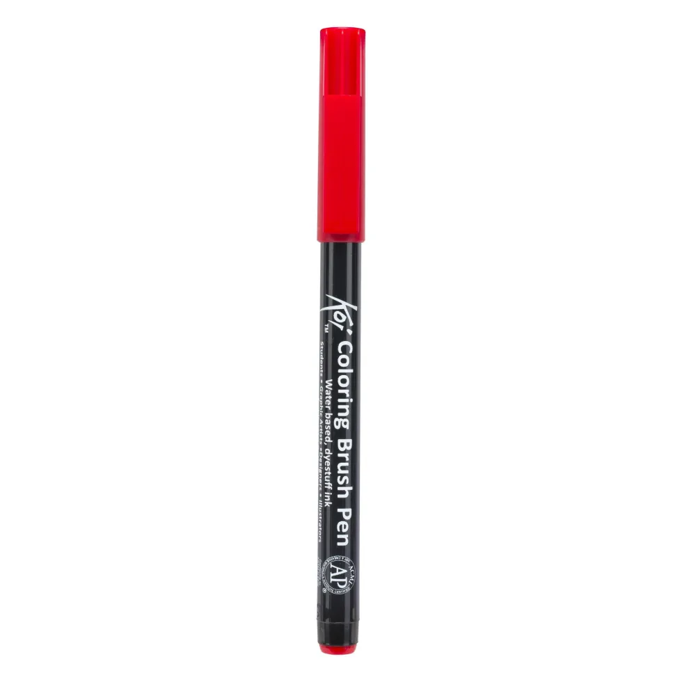 Pisak pędzelkowy Koi Coloring Brush Pen - Sakura - Red