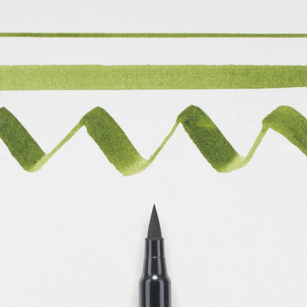 Pisak pędzelkowy Koi Coloring Brush Pen - Sakura - Sap Green