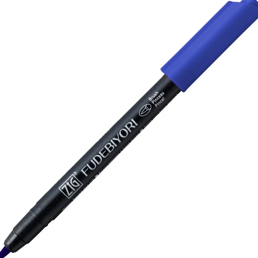Pisak pędzelkowy Zig Fudebiyori - Kuretake - Blue