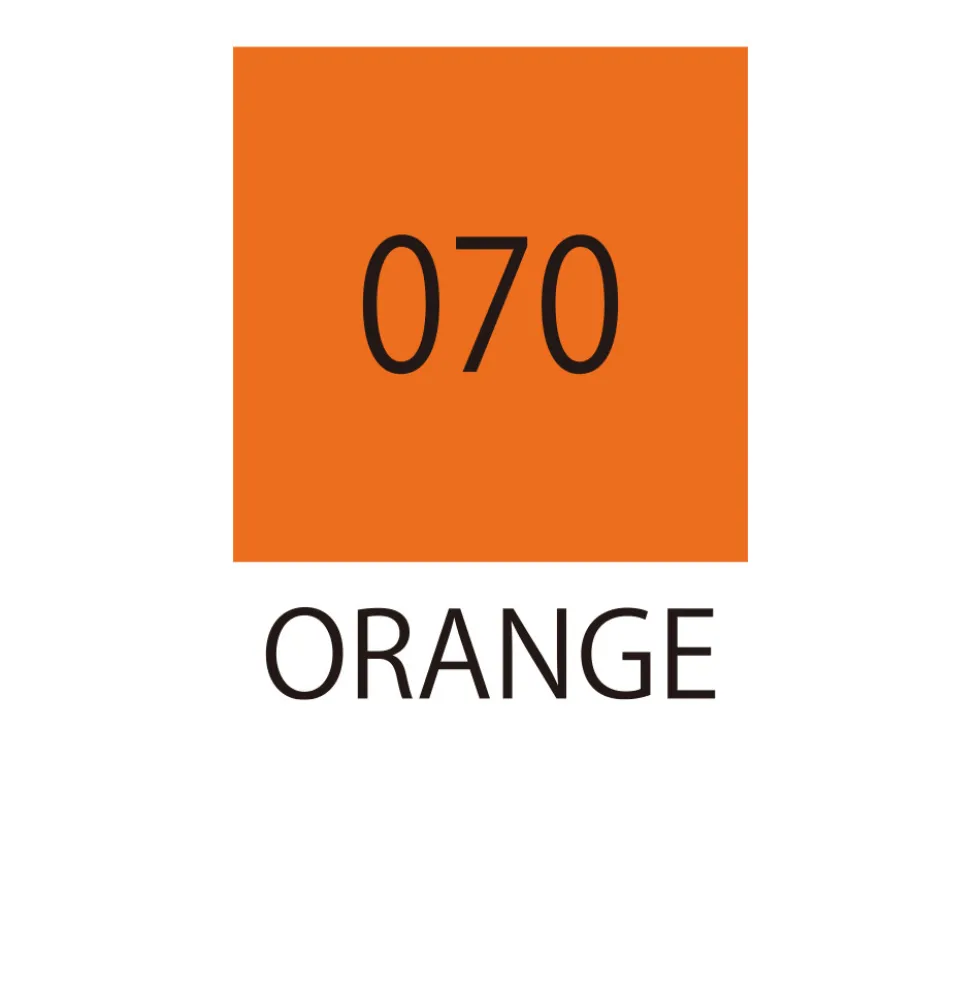 Pisak pędzelkowy Zig Fudebiyori - Kuretake - Orange