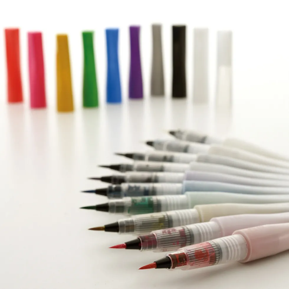 Pisak pędzelkowy Zig Wink of Stella Brush II - Kuretake - 999 Glitter Clear