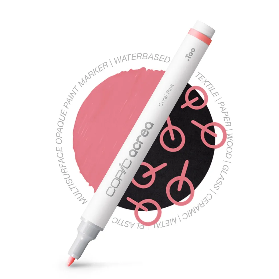 Pisak pigmentowy Copic Acrea - 014 Coral Pink