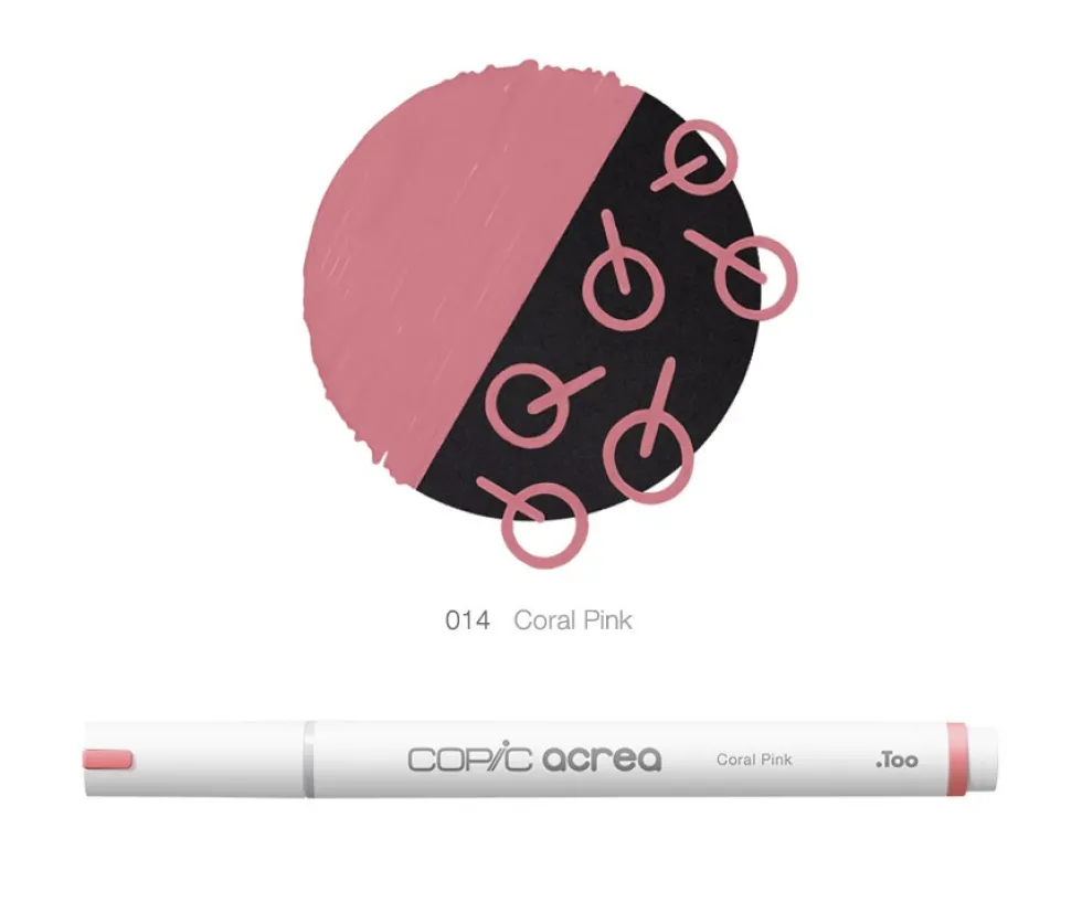Pisak pigmentowy Copic Acrea - 014 Coral Pink