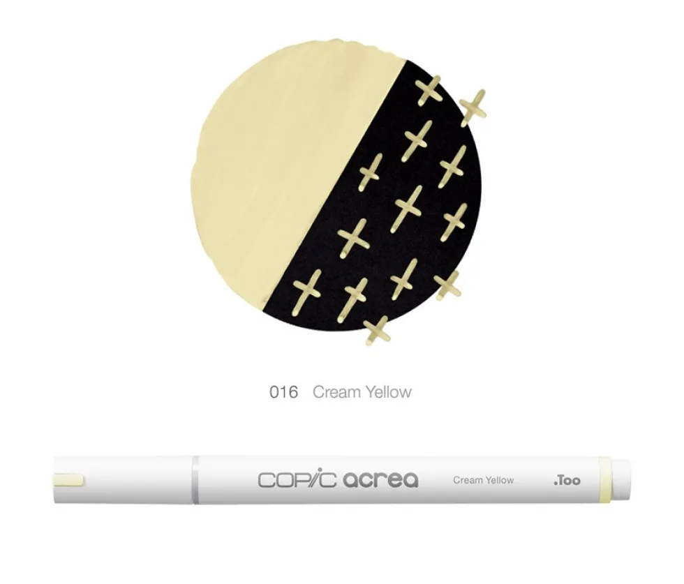 Pisak pigmentowy Copic Acrea - 016 Cream Yellow