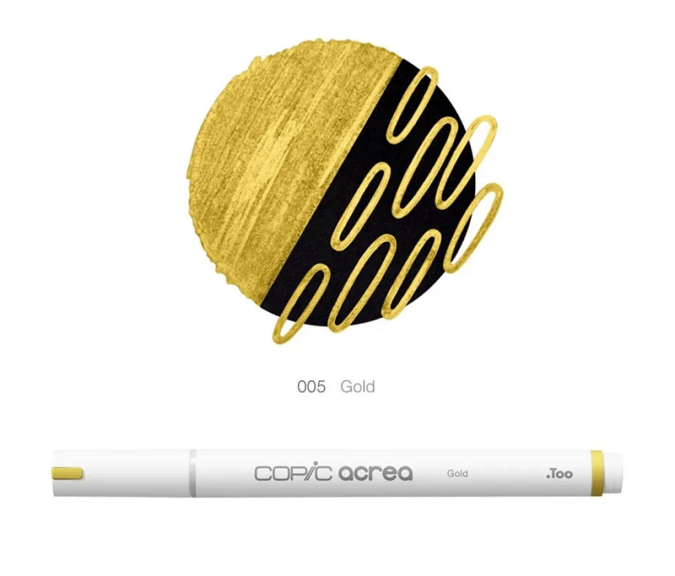 Pisak pigmentowy Copic Acrea - 005 Gold