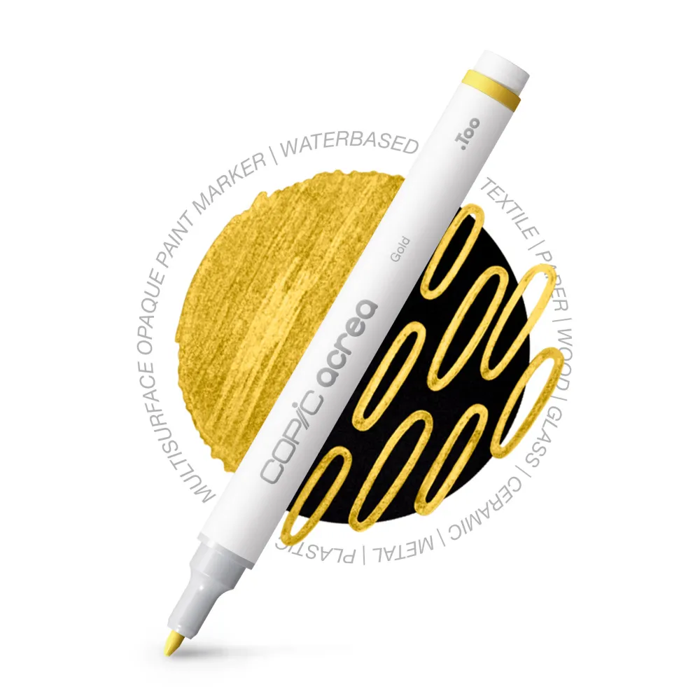 Pisak pigmentowy Copic Acrea - 005 Gold