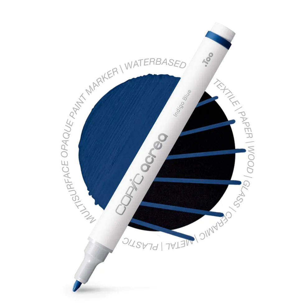 Pisak pigmentowy Copic Acrea - 024 Indigo Blue