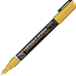 Pisak ZIG Cartoonist Mangaka Opaque Liner - Kuretake - złoty, 0,7 mm