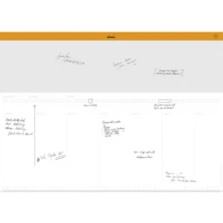 Planer biurkowy tygodniowy, niedatowany - Rhodia - A2, 80 g, 30 ark.