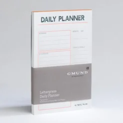 Planer dzienny Letterpress - Gmund - Neon Orange 50 ark.