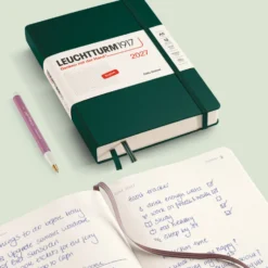 Planer dzienny w kropki 2027 – Leuchtturm1917 – Dusty Rose A5