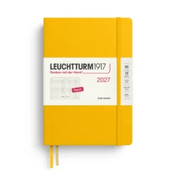 Planer dzienny w kropki 2027 – Leuchtturm1917 – Sunflower A5