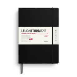 Planer dzienny w linie 2027 – Leuchtturm1917 – Black A4+