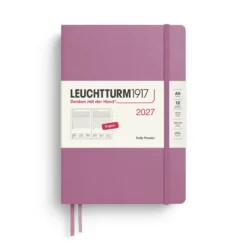 Planer dzienny w linie 2027 - Leuchtturm1917 - Dusty Rose A5