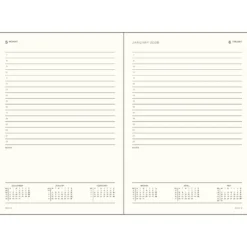 Planer dzienny w linie 2027 - Leuchtturm1917 - Forest Green A5