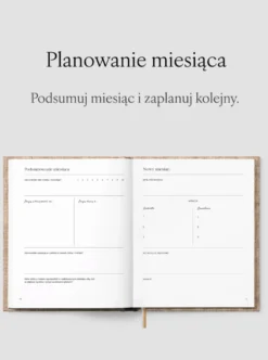 Planer Jaśnie Plan niedatowany - brązowy