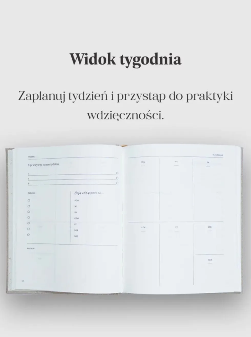 Planer Jaśnie Plan niedatowany - niebieski