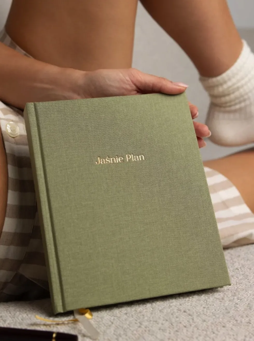 Planer Jaśnie Plan niedatowany - szałwiowy