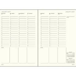Planer tygodniowy akademicki 2026/2027 A5 - Leuchtturm1917 - Forest Green