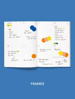 Planer tygodniowy Frames 2026/2027 - mishmash - Blue