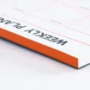 Planer tygodniowy Letterpress - Gmund - Neon Orange 50 ark.