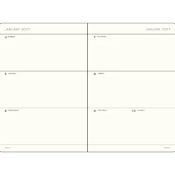 Planer tygodniowy 2027 – Leuchtturm1917 – Black A5