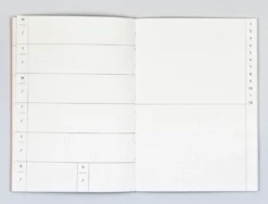 Planer tygodniowy Overlay Flowers no. 1, A5 - The Completist. - 90 g/m2