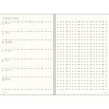 Planer tygodniowy z notatnikiem w kropki 2027 – Leuchtturm1917 – Black A5