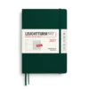 Planer tygodniowy z notatnikiem w linie 2027 - Leuchtturm1917 - Forest Green A5