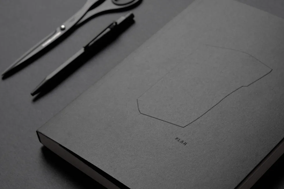 Planner Monolit - Papierniczeni - czarny