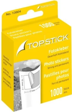 Podklejki do zdjęć Top Stick - 12 x 17 mm, 1000 szt.