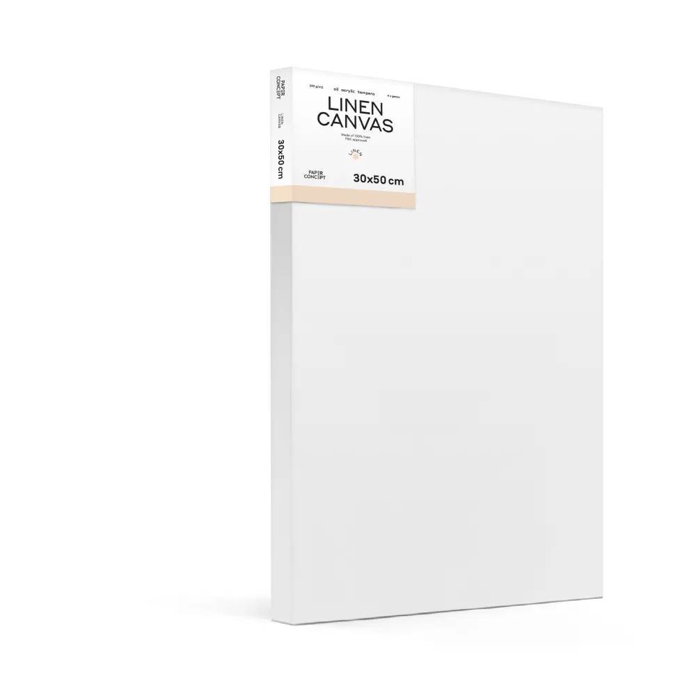 Podobrazie malarskie lniane Linen - PaperConcept - 30 x 50 cm