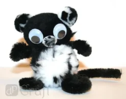 Pompony akrylowe - DpCraft - Animal Prints, 56 szt.