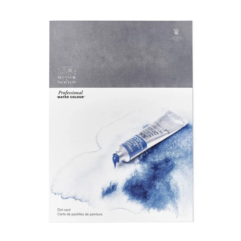Próbnik farb Dot Card Professional Watercolour - Winsor & Newton - 109 kolorów