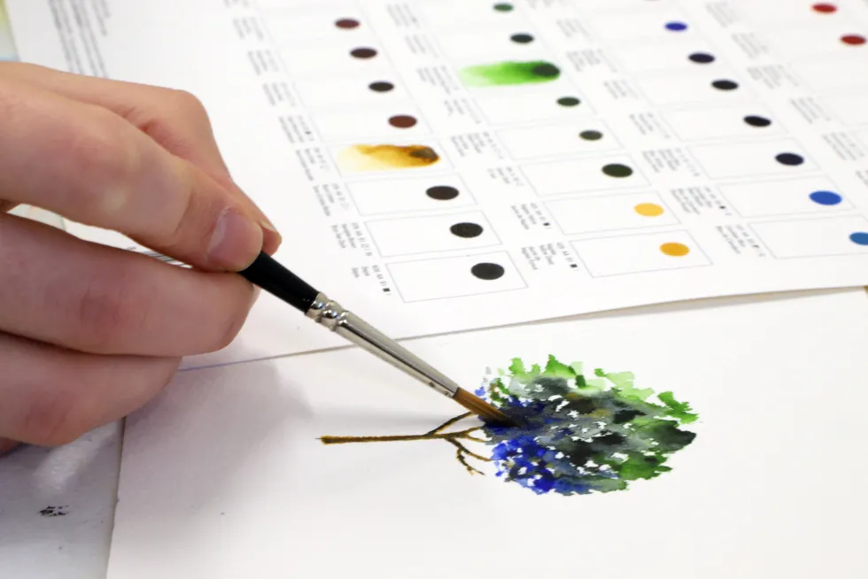 Próbnik farb Dot Card Professional Watercolour - Winsor & Newton - 109 kolorów