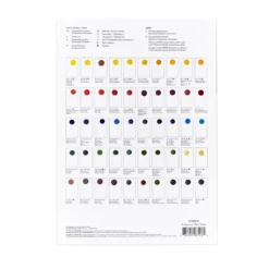 Próbnik farb Dot Card Professional Watercolour - Winsor & Newton - 109 kolorów