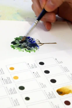Próbnik farb Dot Card Professional Watercolour - Winsor & Newton - 109 kolorów