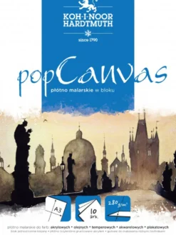 Płótno malarskie w bloku Pop Canvas A3 - Koh-I-Noor - 280g, 10 ark.