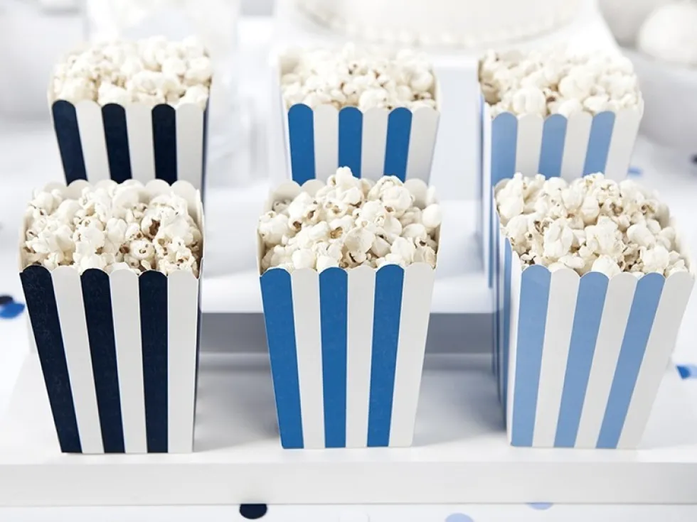 Pudełka na popcorn - samolocik, 6 szt.