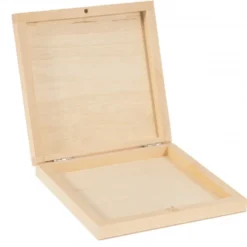 Pudełko drewniane na płyty CD - 14,5 x 14,5 x 2,7 cm