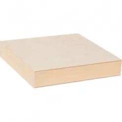 Pudełko drewniane na płyty CD - 14,5 x 14,5 x 2,7 cm