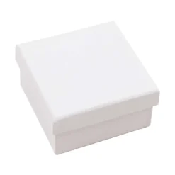 Pudełko tekturowe - Rico Design - białe, 11 x 11 x 5,5 cm