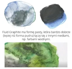 Płynny grafit Fluid Graphite - Kuretake - czarny, 60 ml