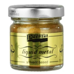 Płynny metal Liquid Metal - Pentart - brązowy, 30 ml