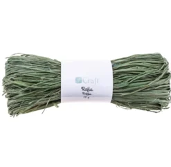Rafia dekoracyjna - DpCraft - laurowa zieleń, 50 g