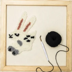 Ramka do wyszywania, drewniana - Rico Design - 45 x 45 cm