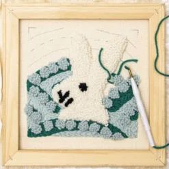 Ramka do wyszywania, drewniana - Rico Design - 30 x 30 cm