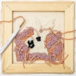 Ramka do wyszywania, drewniana - Rico Design - 20 x 20 cm